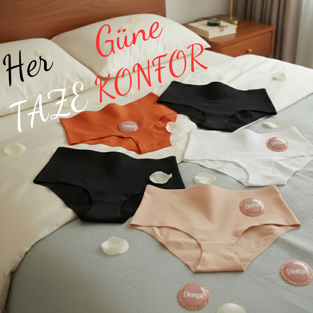 Kadın İç Giyim Hediye Seti – Lazer Kesim Külot + Boxer + Büstiyer