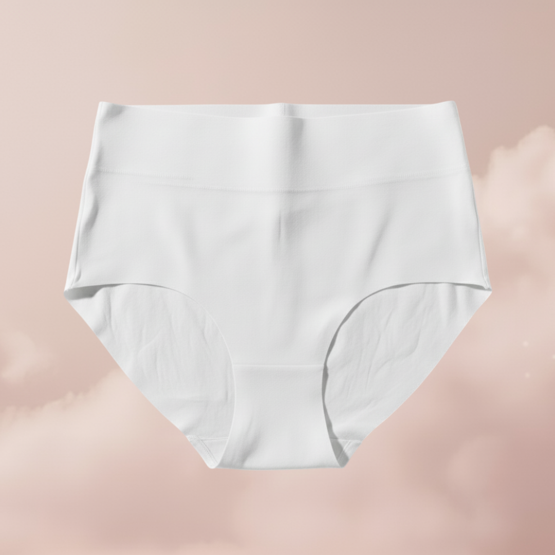 Kadın 3’lü Dikişsiz Lazer Kesim Külot Seti – Yüksek ve Normal Bel, İz Yapmayan Likralı Bikini Slip (Beyaz, Siyah, Ten)